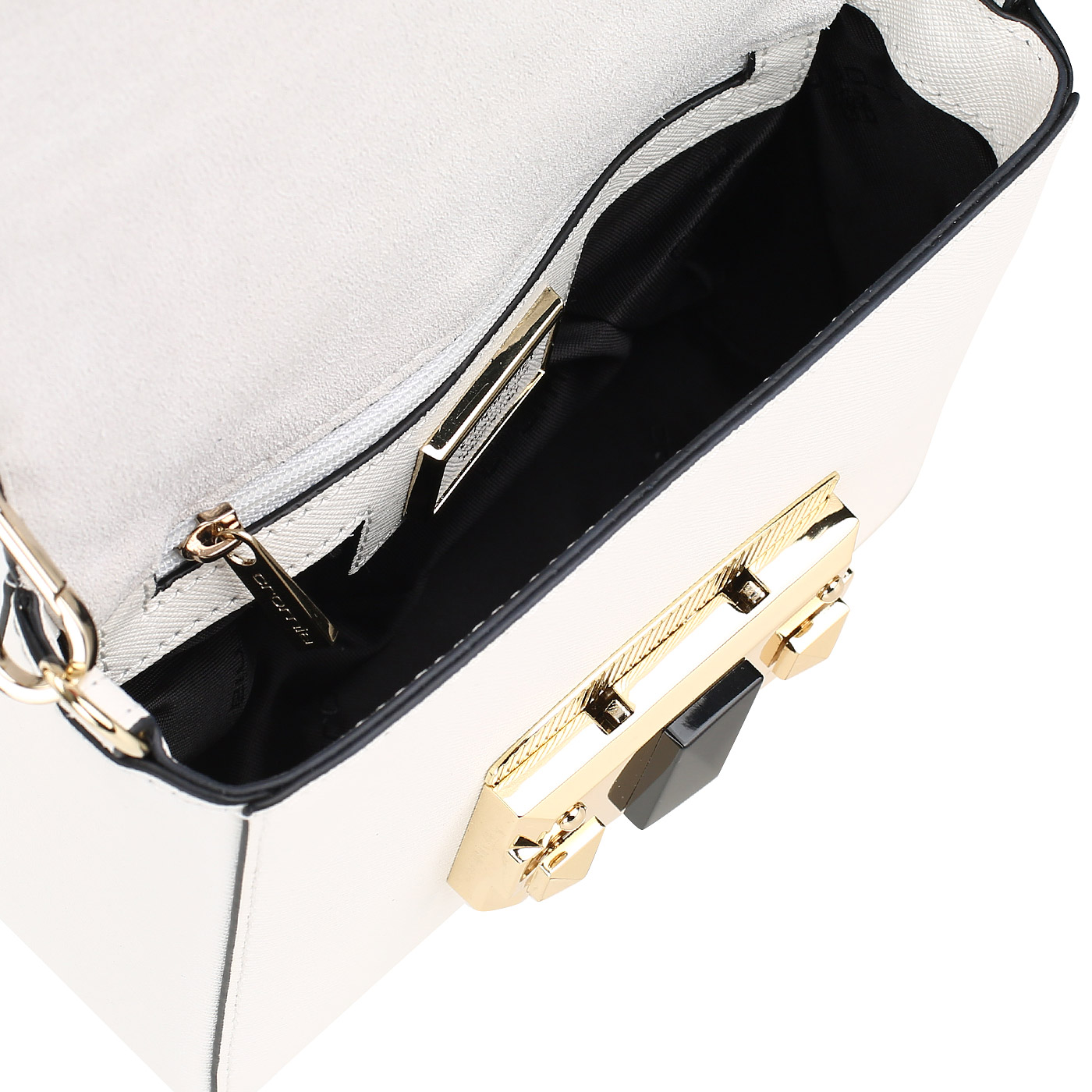 Сафьяновая сумочка с откидным клапаном Cromia It saffiano