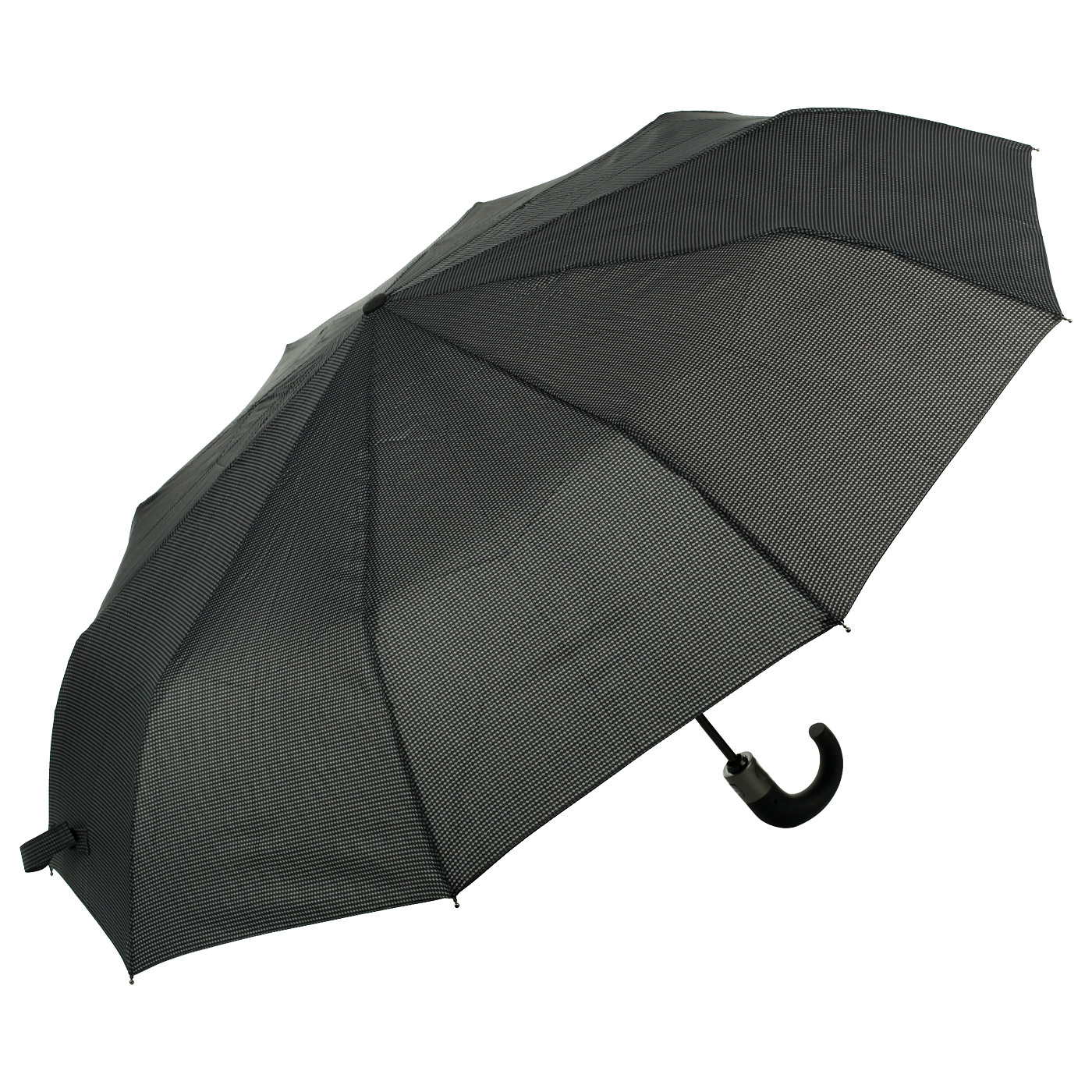 Raindrops Складной серый зонт с узором