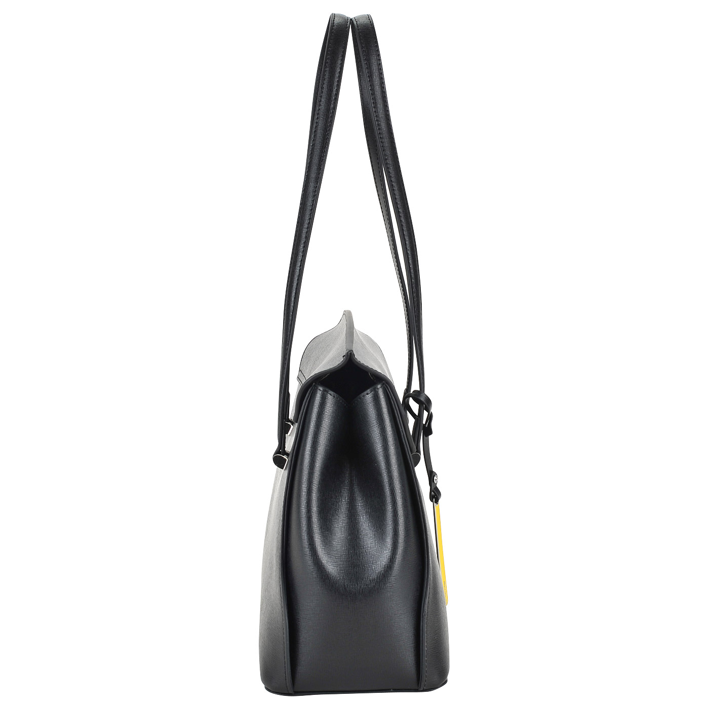 Вместительная кожаная сумка с длинными ручками Cromia Ologram