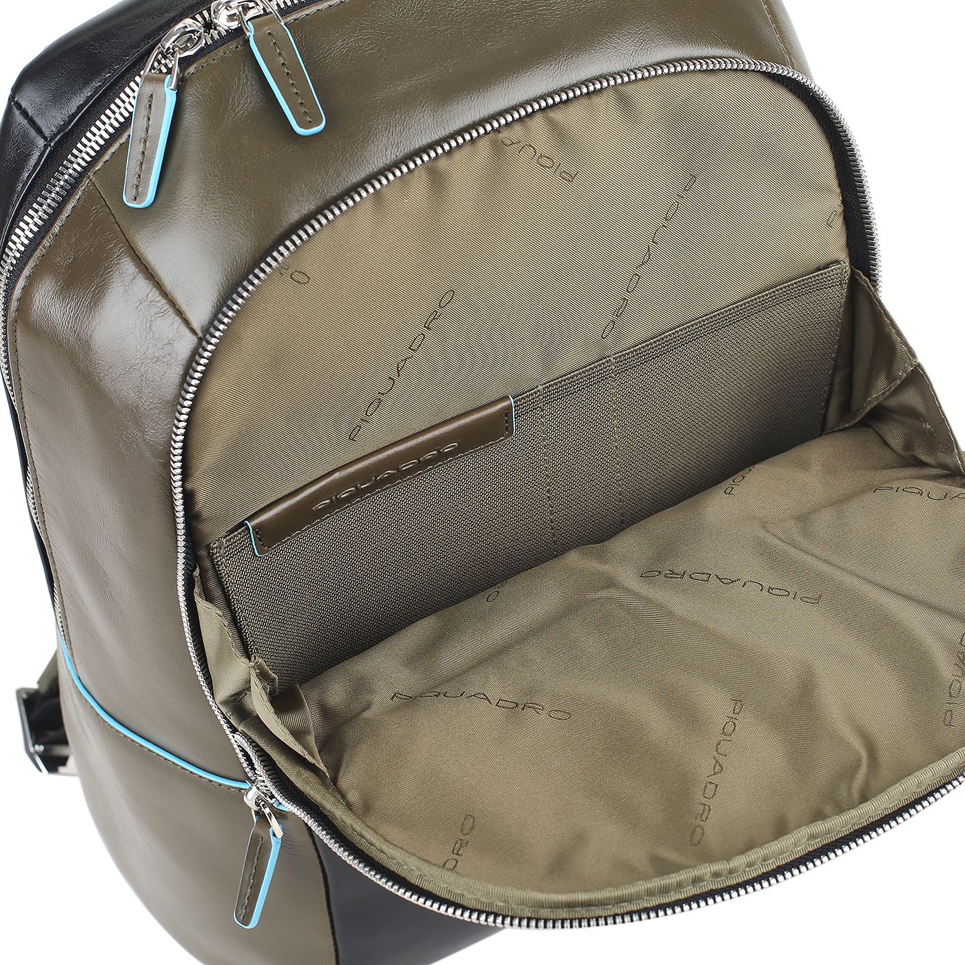 Кожаный рюкзак Piquadro Blue square