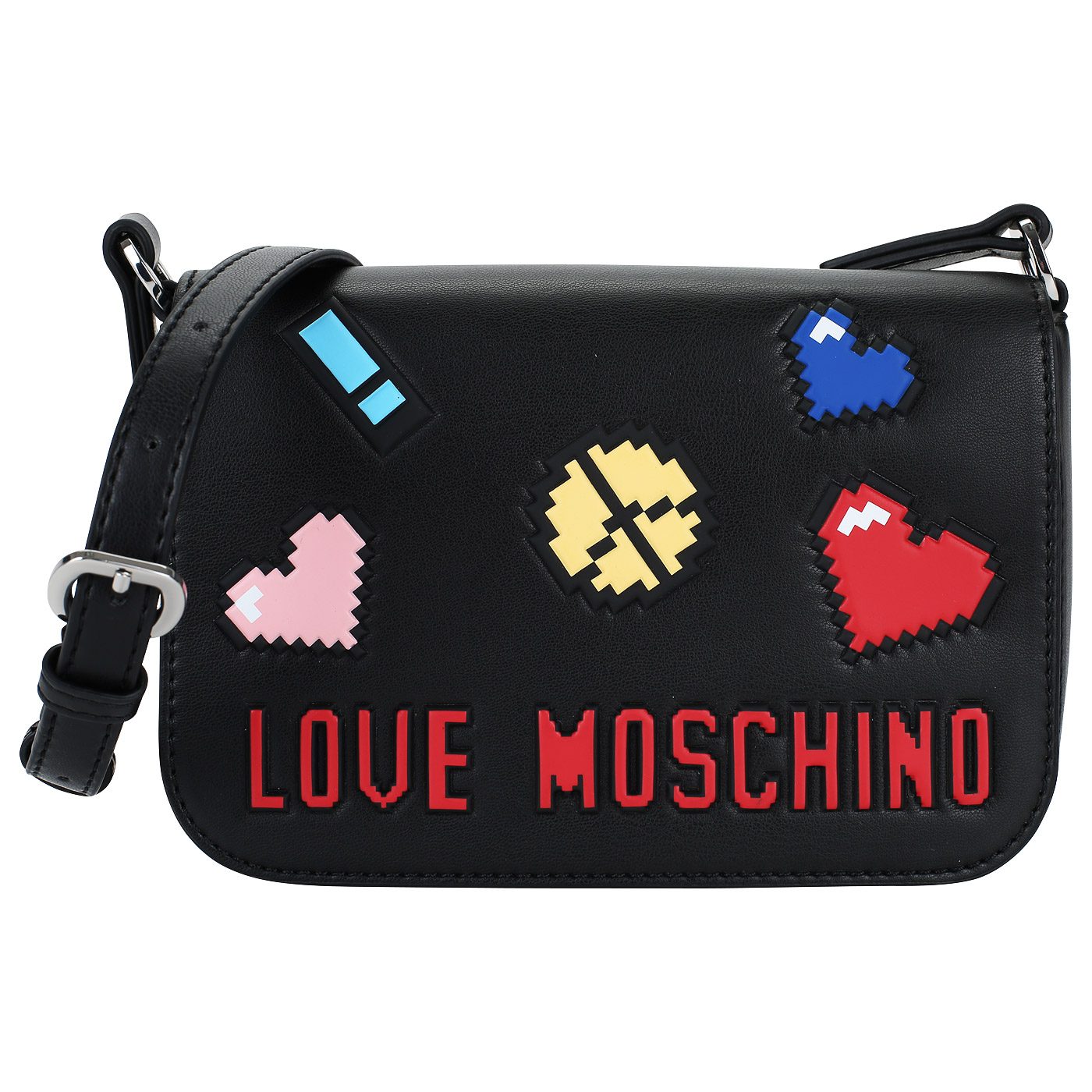 Love Moschino Черная женская сумочка на кнопке