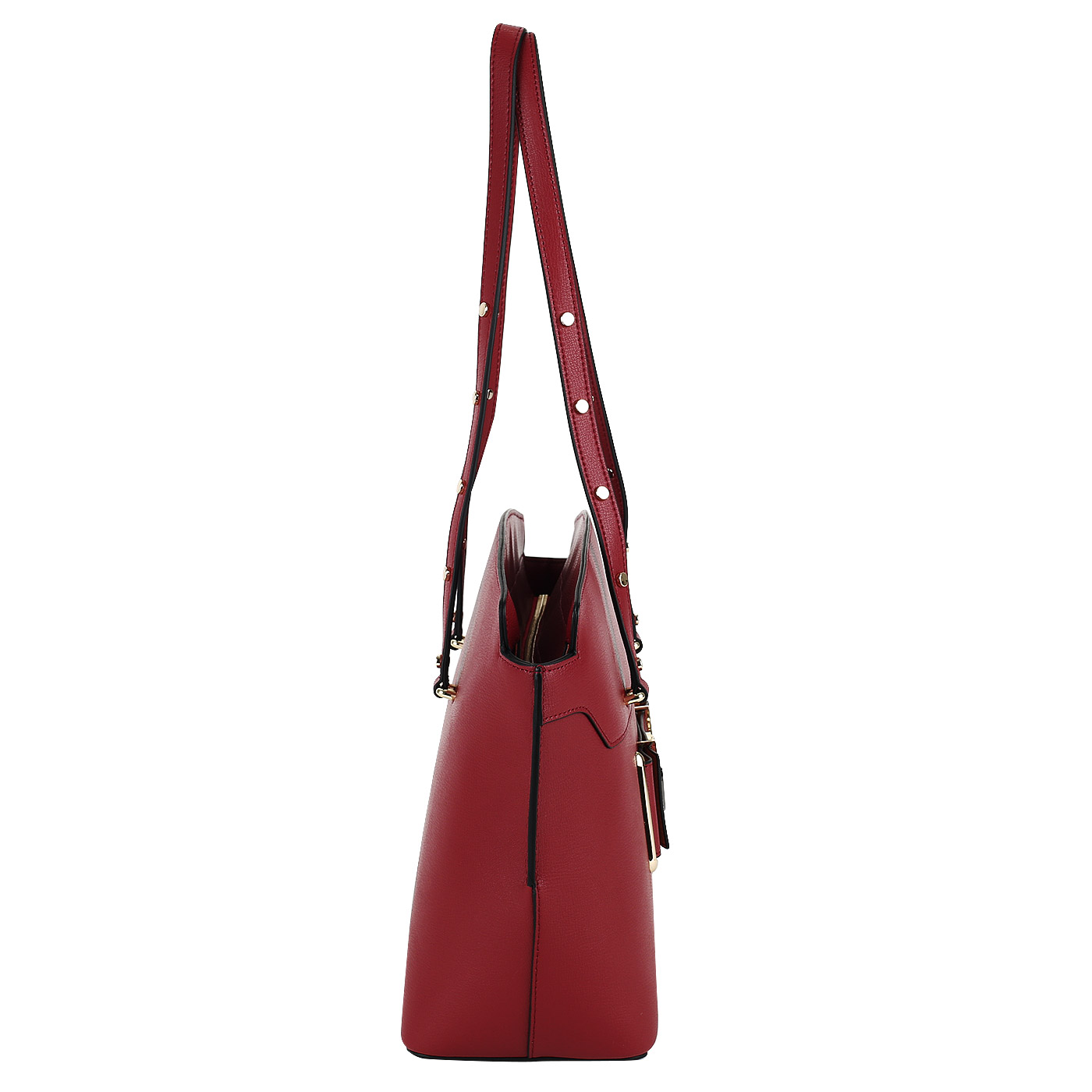 Бордовая кожаная сумка Cromia Oniric