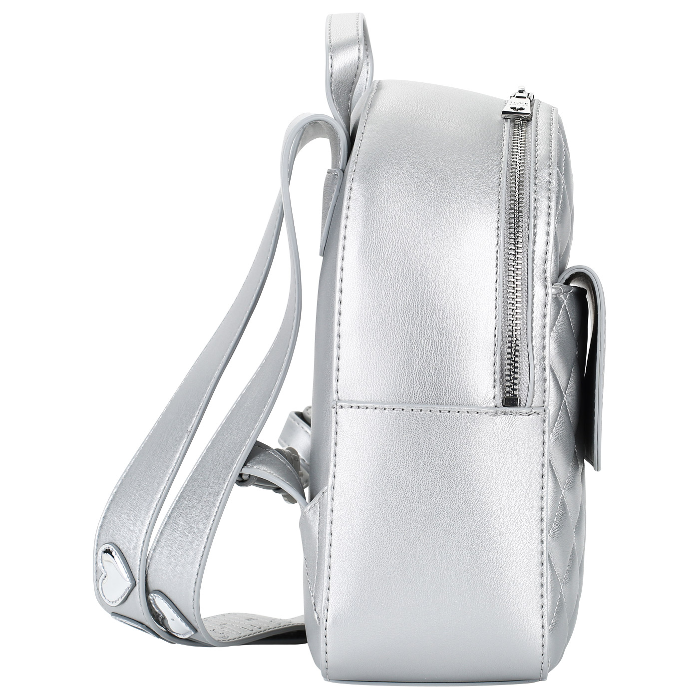 Женский рюкзак с широкими лямками Love Moschino Quilted Metallic