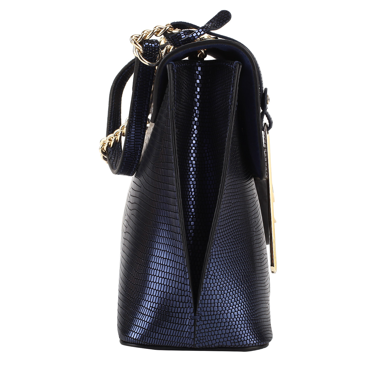 Кожаная сумочка с откидным клапаном Cromia Yvon