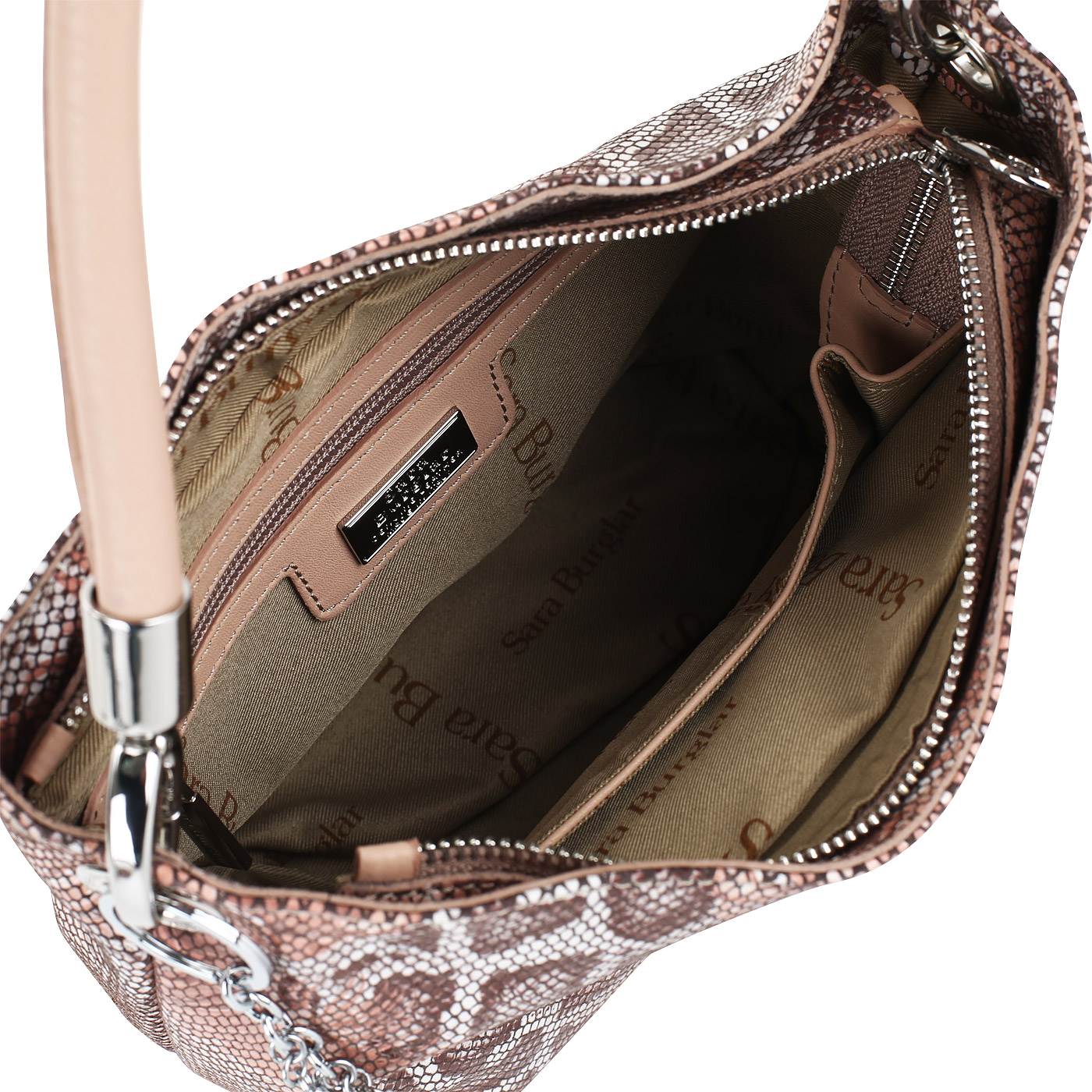 Женская сумочка из натуральной кожи Sara Burglar Ariel tropic