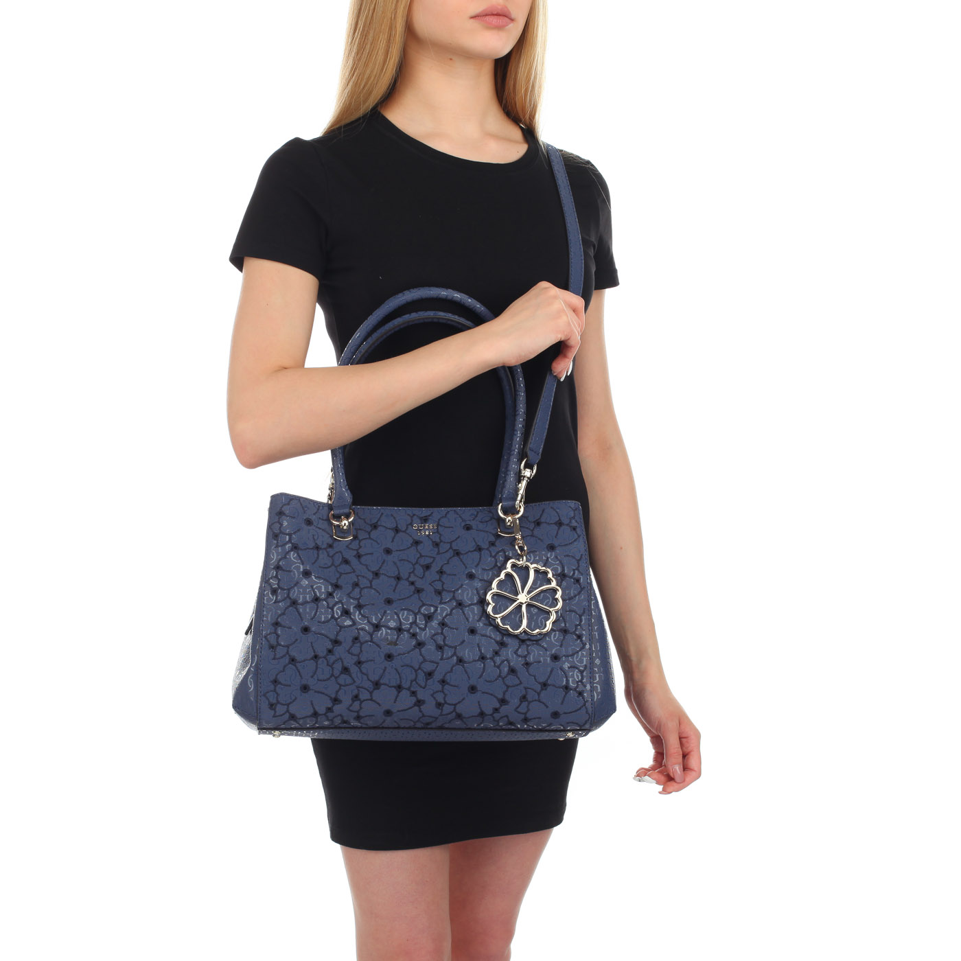 Женская сумка с ручками и плечевым ремешком Guess Jayne