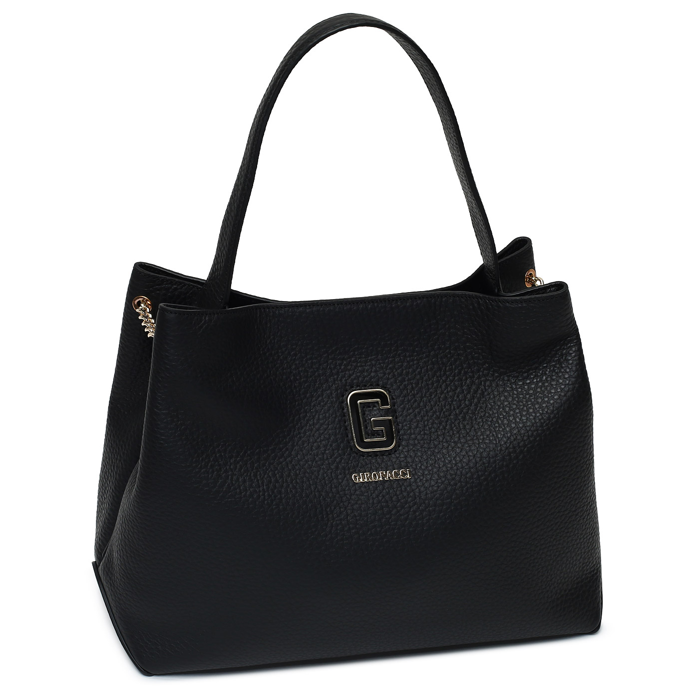 Кожаная сумка с косметичкой Gironacci Velvet