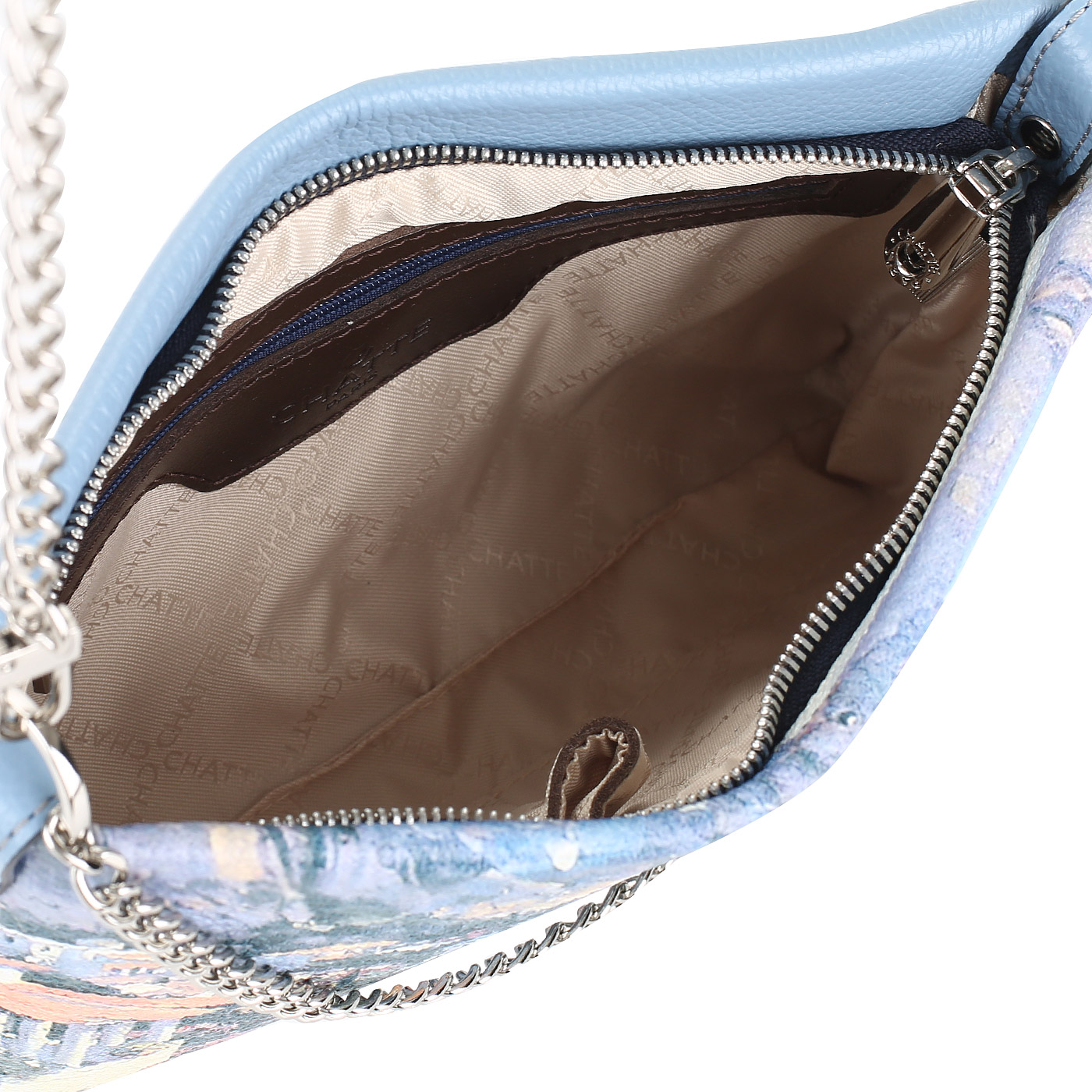 Женская сумочка из кожи через плечо Chatte Lille