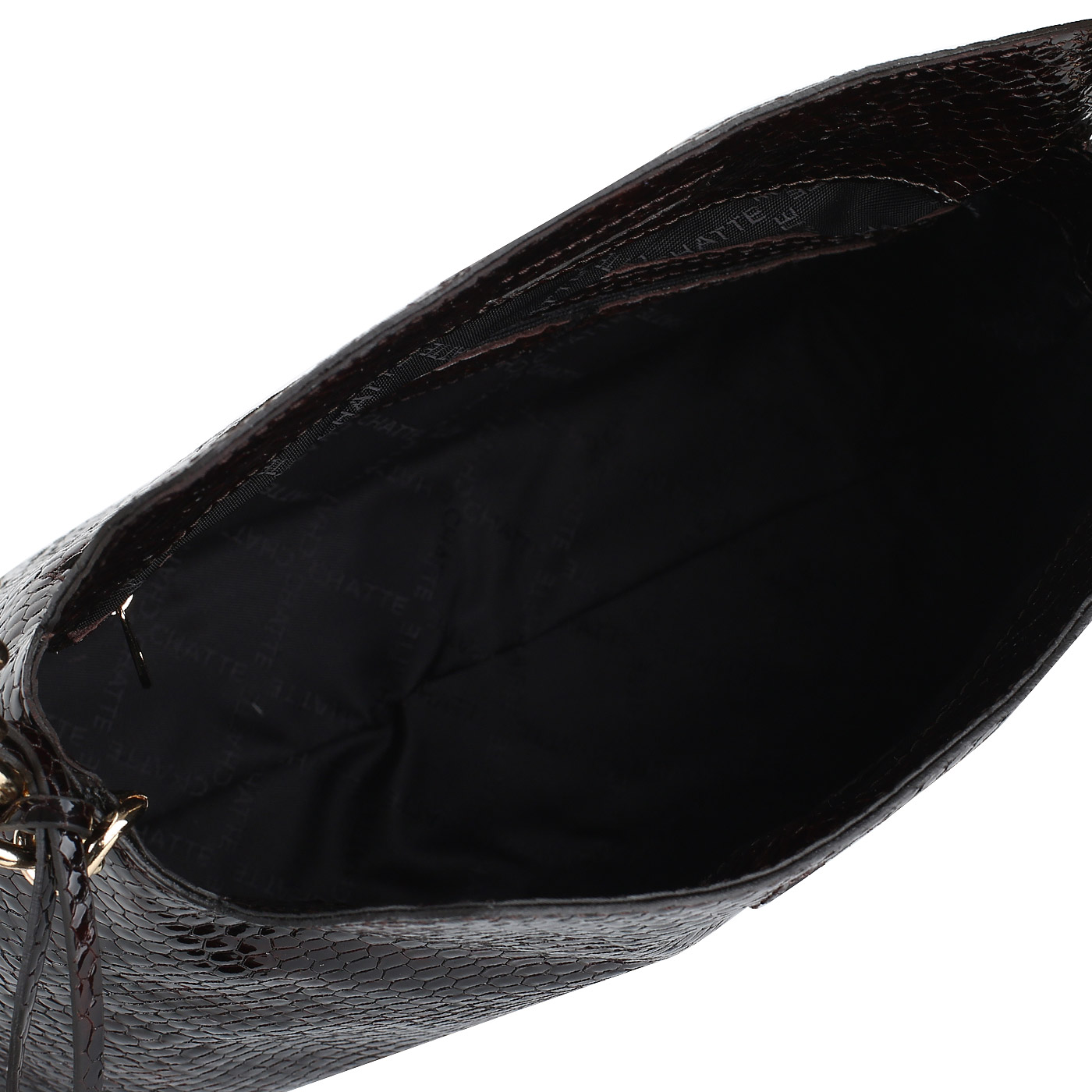 Лаковая сумочка из кожи Chatte 