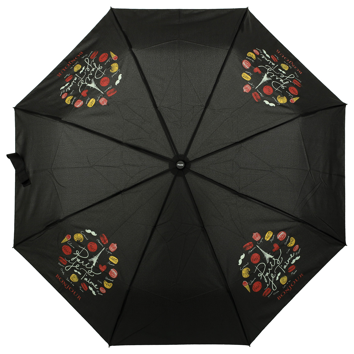 Автоматический зонт с чехлом Doppler Paris Bonjour
