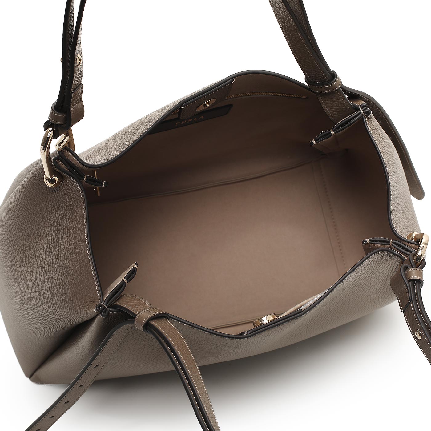Кожаная сумка Furla Nuvola