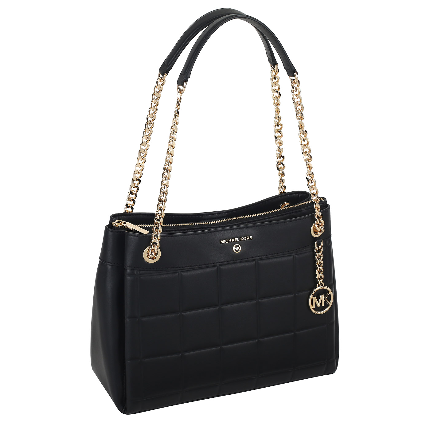 Кожаная сумка с ручками-цепочками Michael Kors Susan