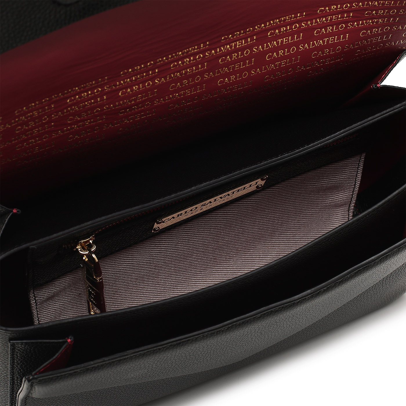 Кожаная сумка Carlo Salvatelli Violetta gemma