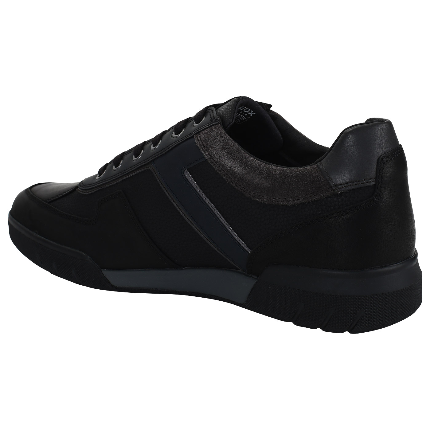 Черные полуспортивные кроссовки Geox Redward