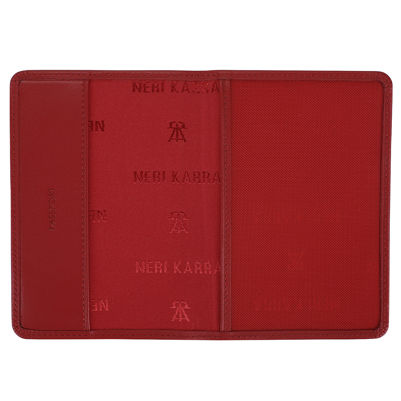 Красная обложка для паспорта Neri Karra 