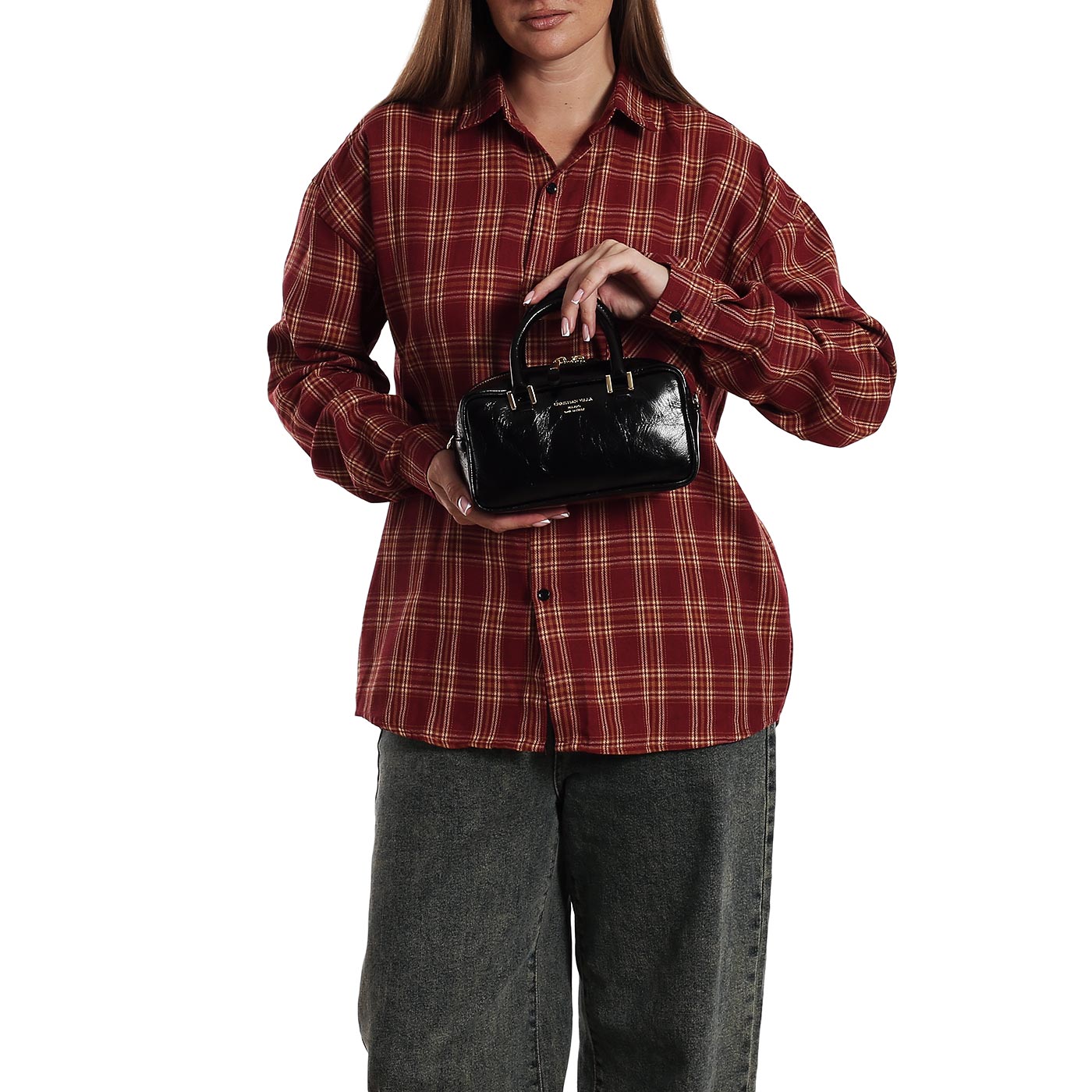 Кожаная сумка Christian Villa Athene Vernice