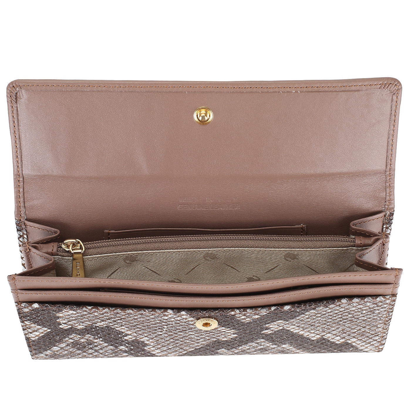 Женское портмоне из натуральной кожи с отделкой Chatte Tiffany