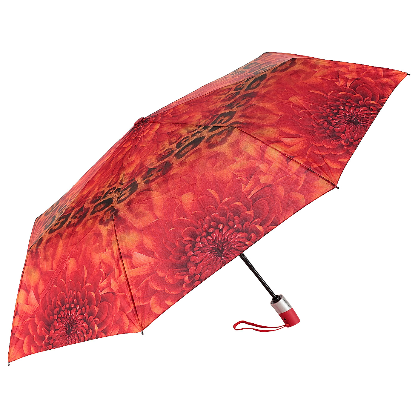 Raindrops Автоматический зонт с объемным ярким принтом