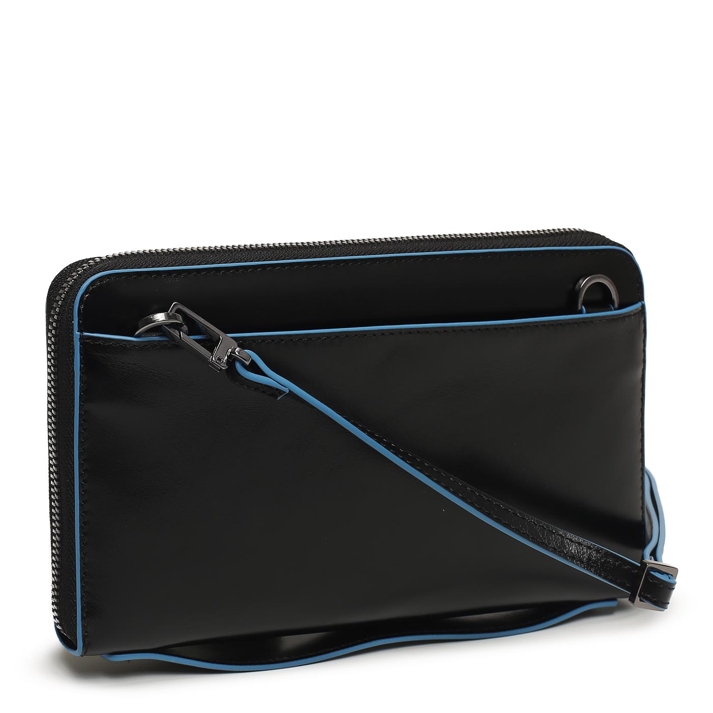 Кожаная визитка Piquadro Blue square