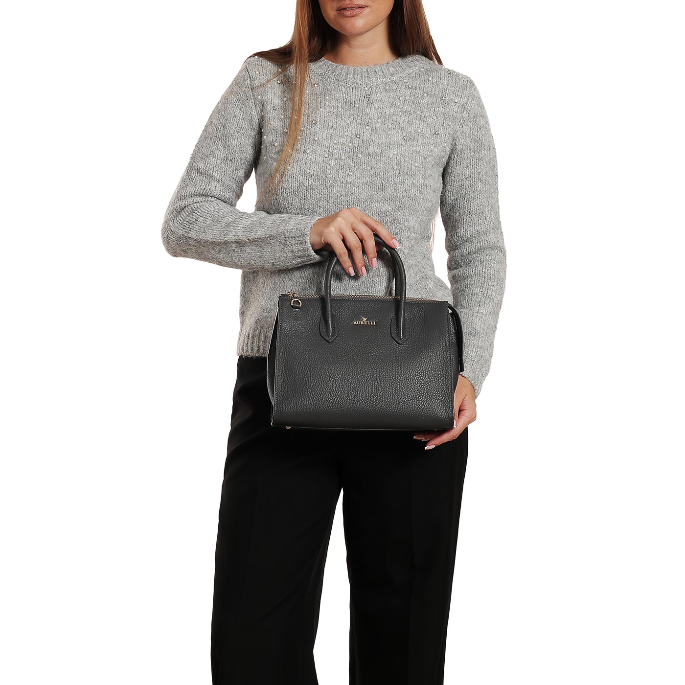 Кожаная сумка Aurelli Soft