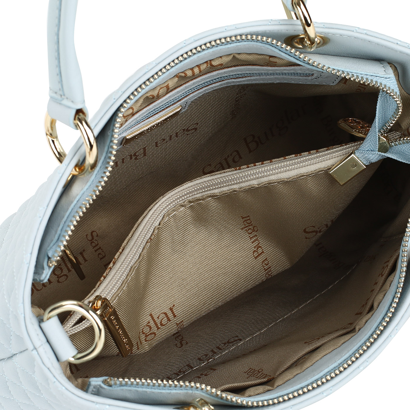 Женская стеганая сумка с плечевым ремешком Sara Burglar Nelly new Trapunto