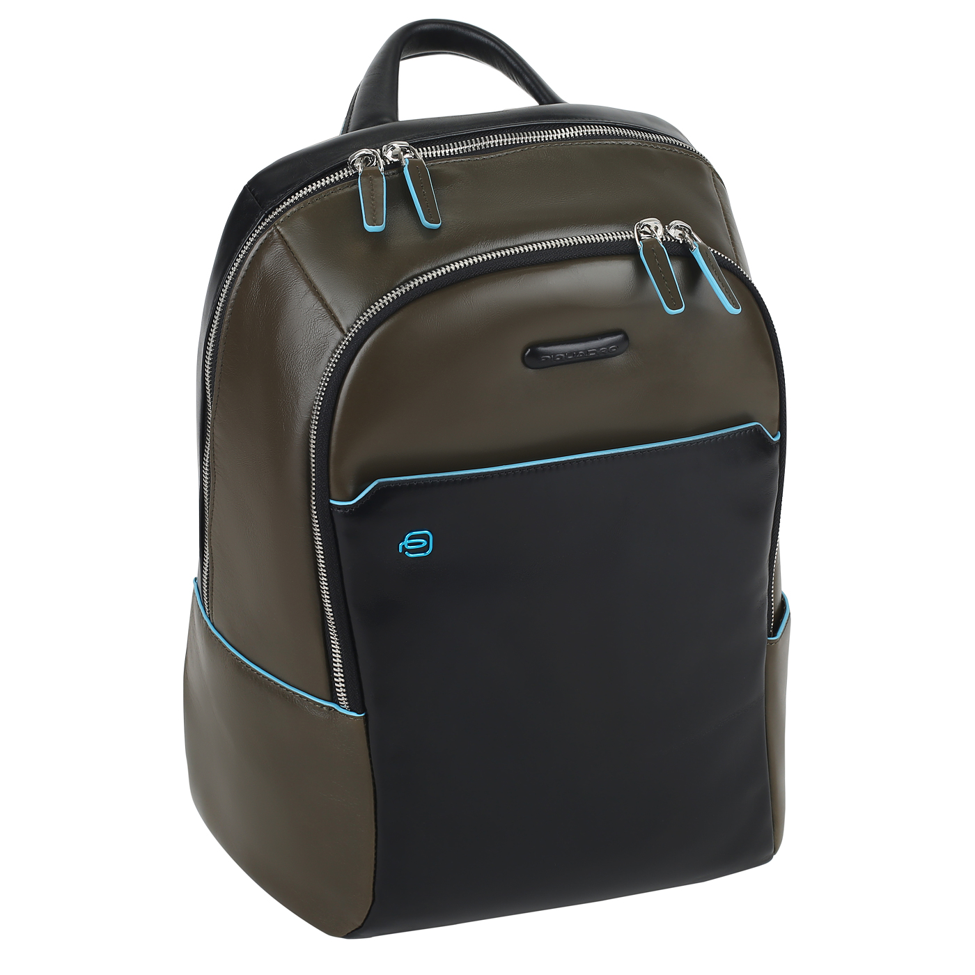 Кожаный рюкзак Piquadro Blue square