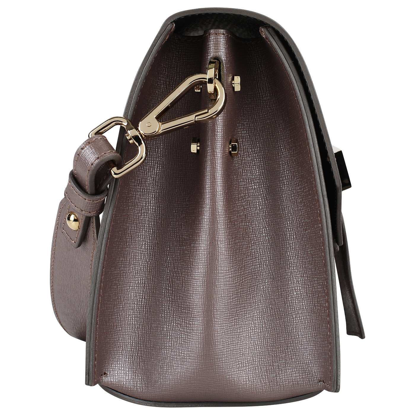 Женская сумочка из натурального сафьяна Carlo Salvatelli Saffiano cam