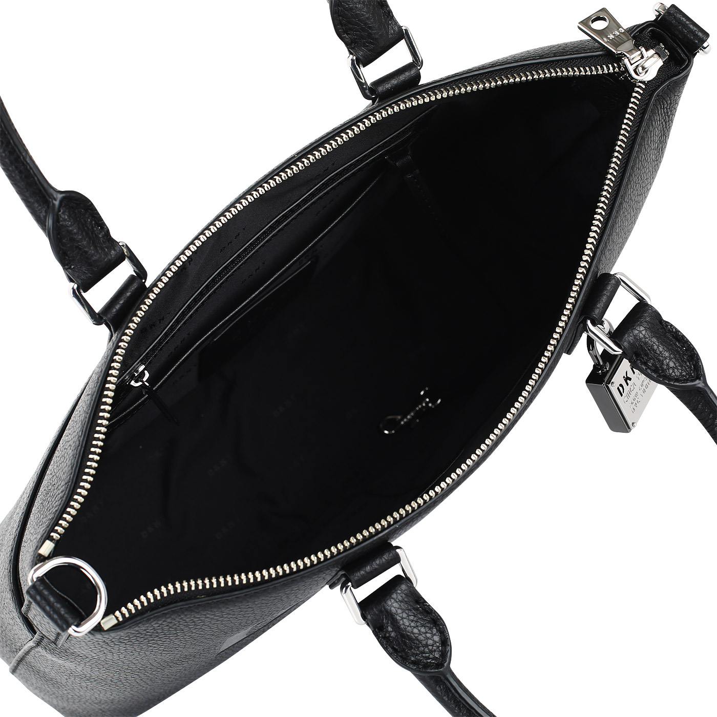Кожаная сумка на молнии DKNY Commuter