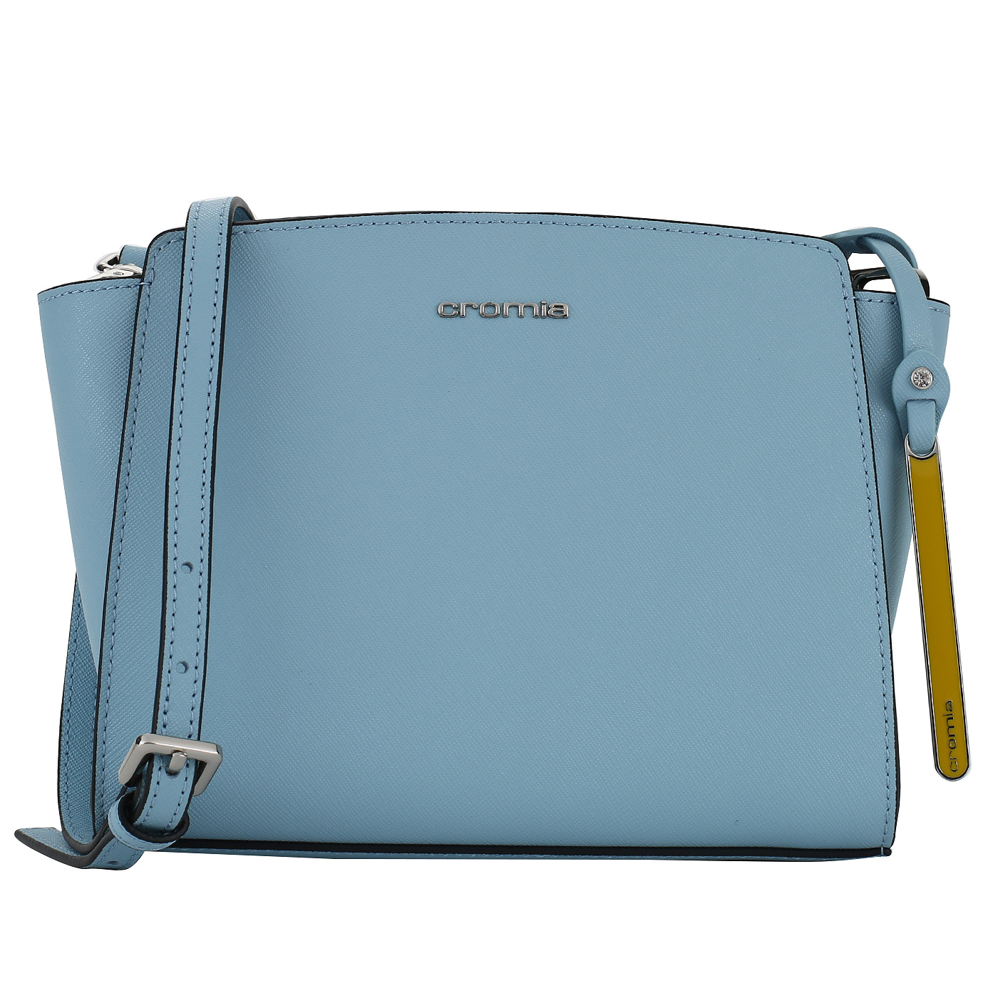Cromia Голубая сафьяновая сумочка