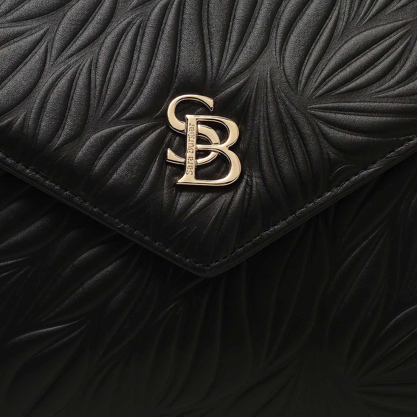 Кожаная сумка с цепочкой Sara Burglar Kate Leaf