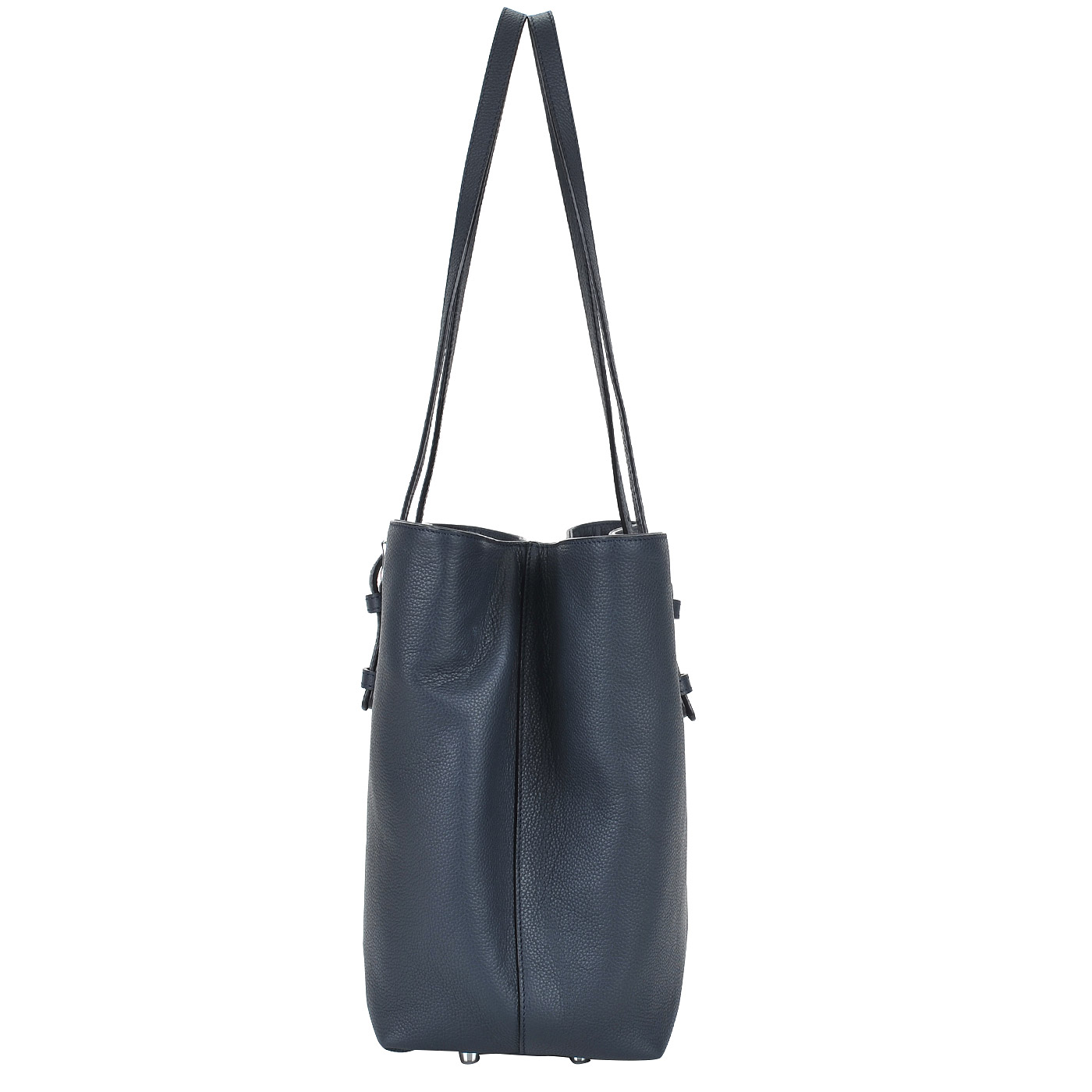 Женская сумка из натуральной кожи синего цвета Aurelli 