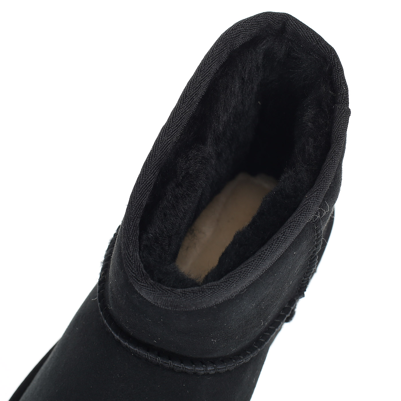 Черные замшевые угги UGG Classic Mini II