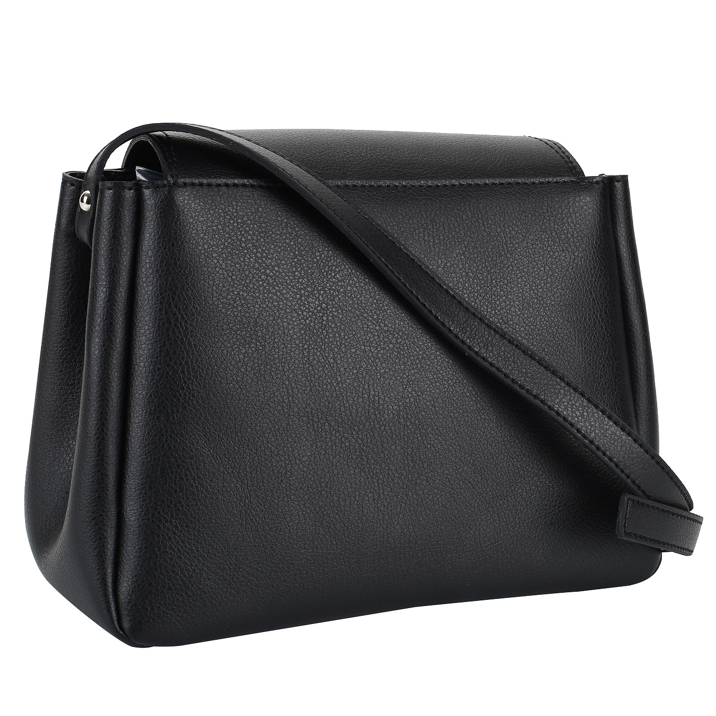 Женская черная сумочка с плечевым ремешком Chatte 
