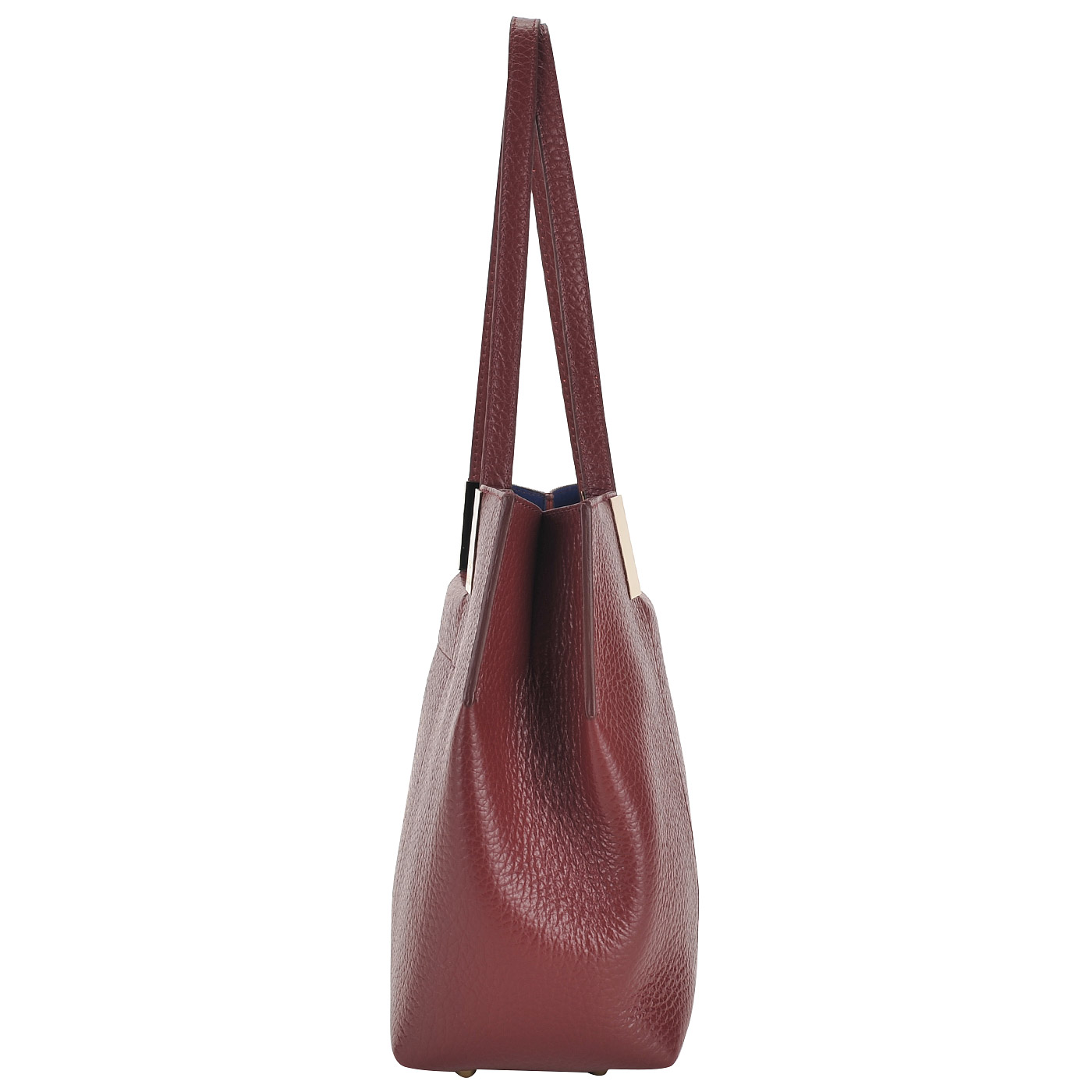 Бордовая женская сумка из натуральной кожи Carlo Salvatelli Barone