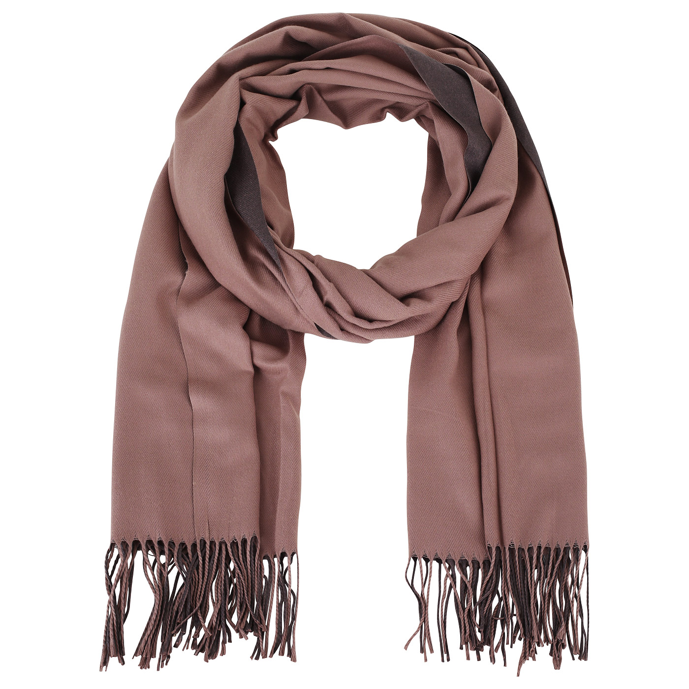 Dispacci Палантин цвета шоколад