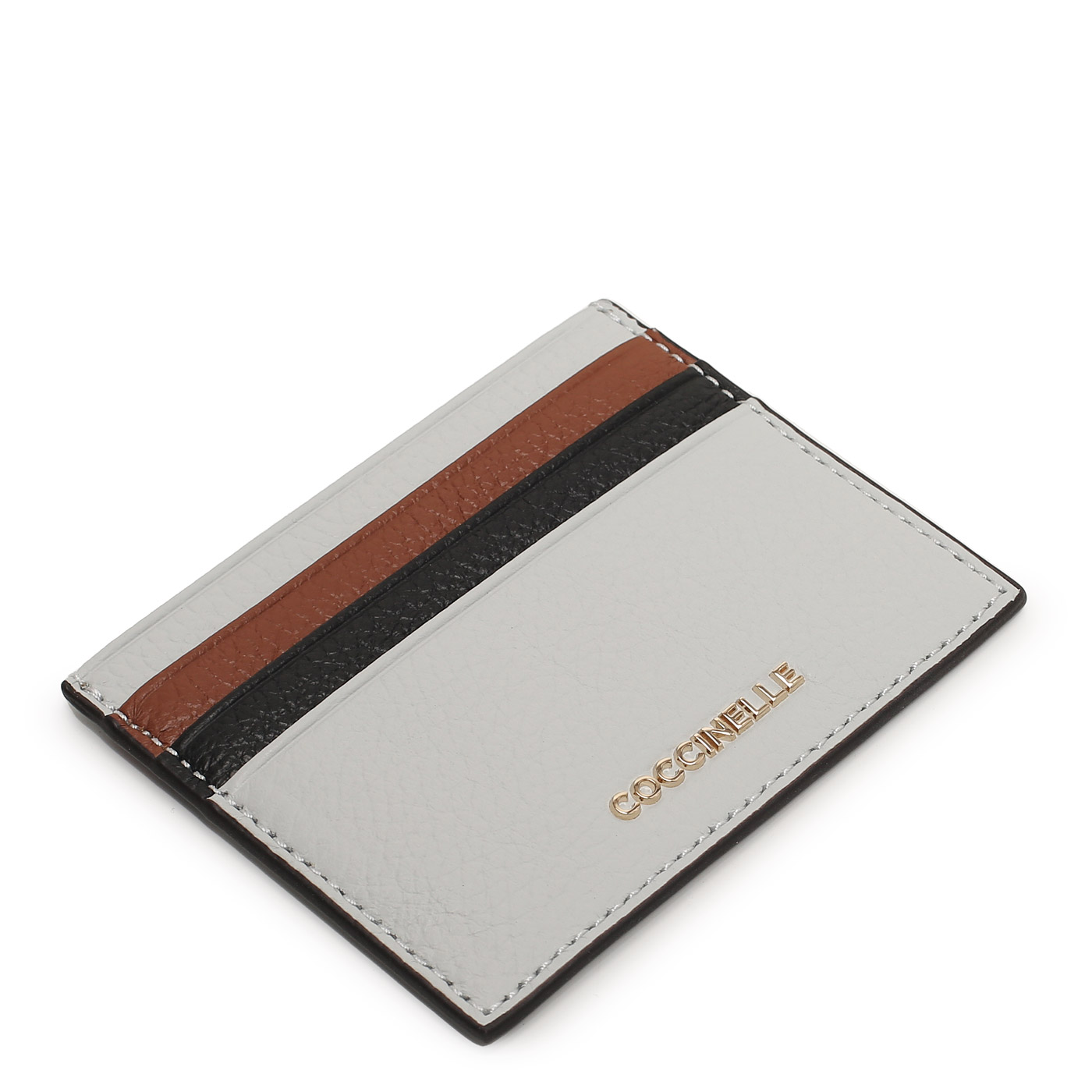 Кожаная визитница Coccinelle Metallic Tricolor