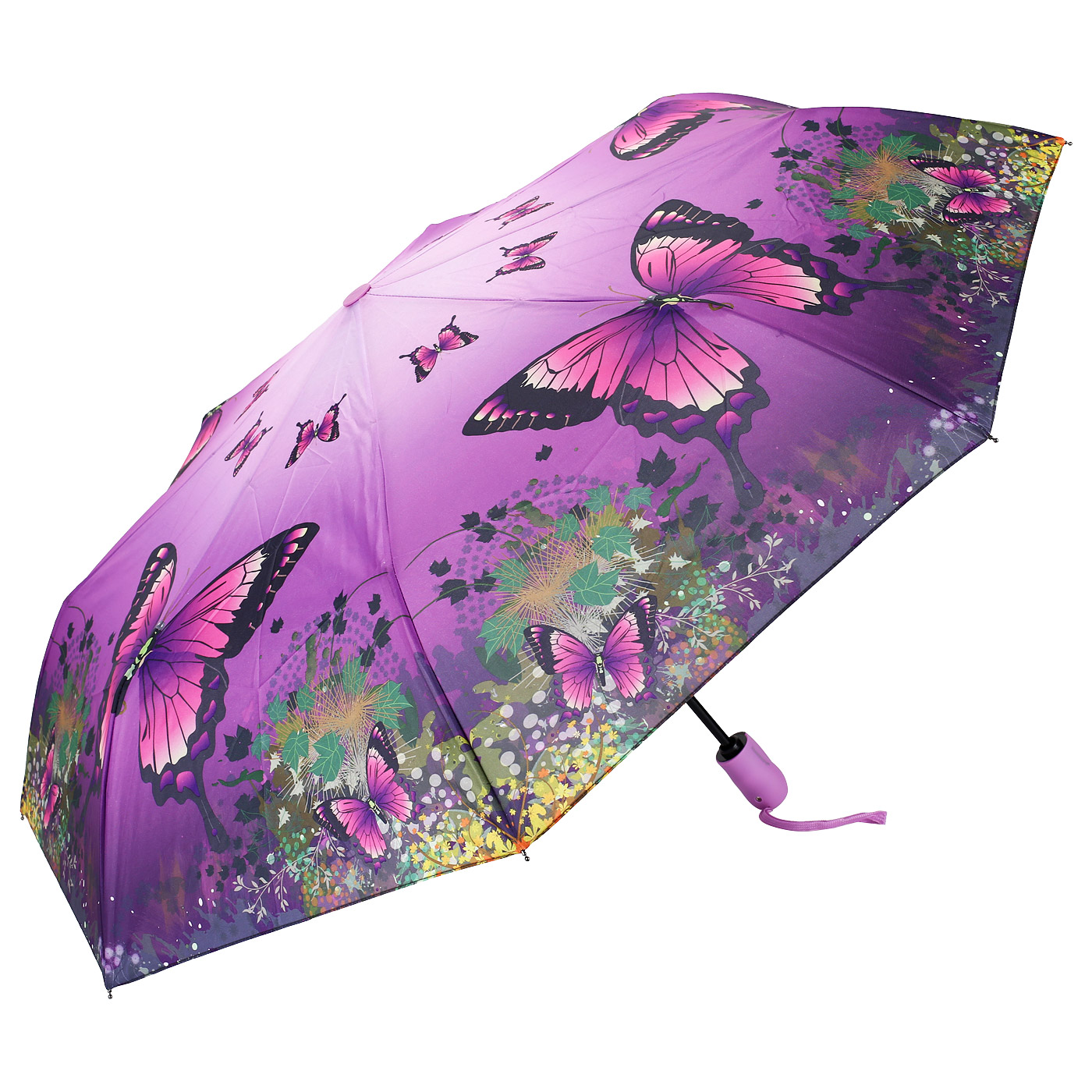 Raindrops Складной зонт с бабочками