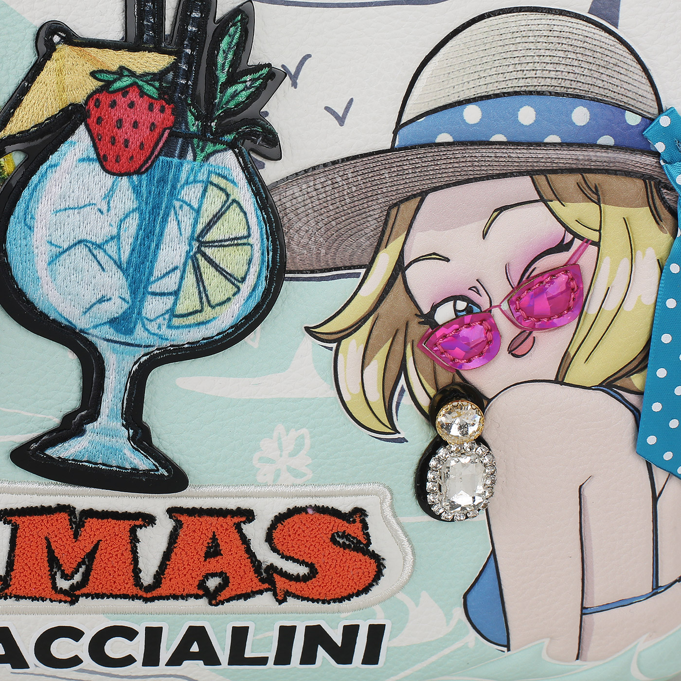 Сумка с двумя ручками Braccialini Cartoline