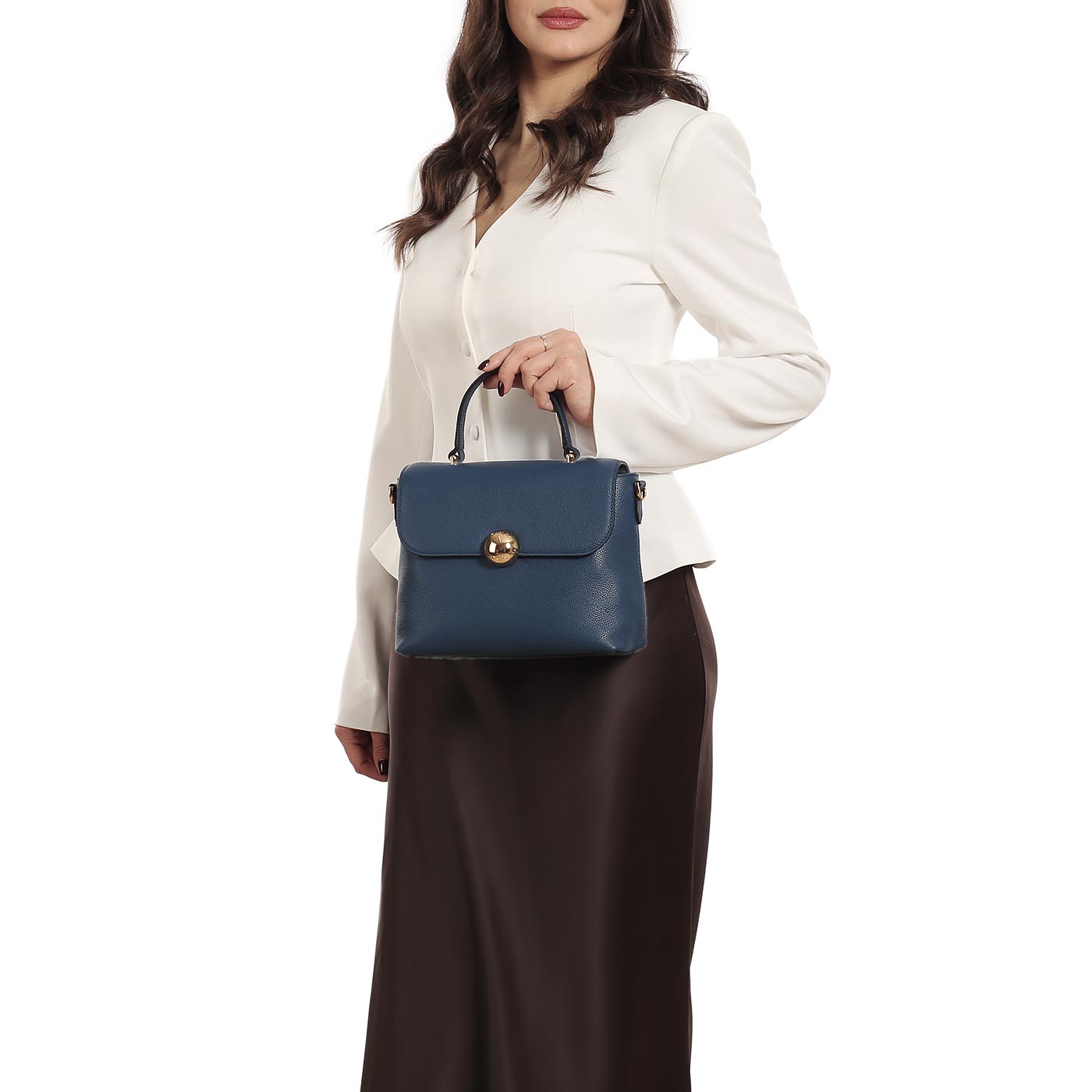 Кожаная сумка Furla Moonlight