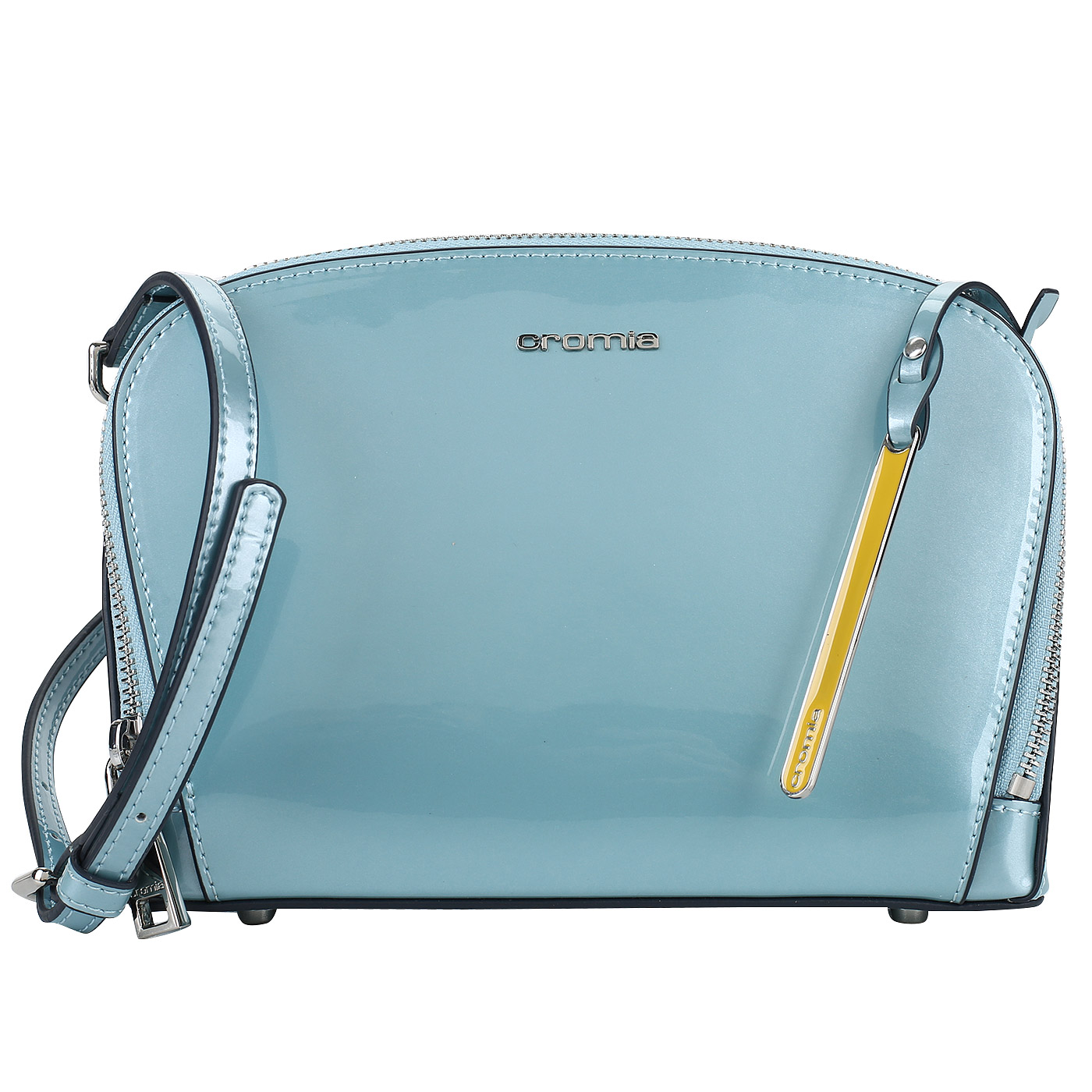 Cromia Лакированная женская сумочка на молнии
