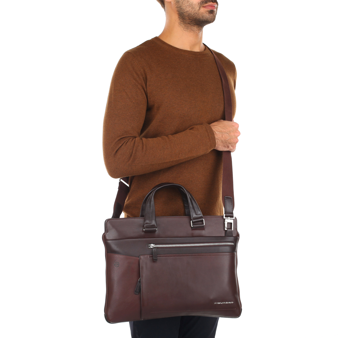 Мужская деловая сумка с отделением для ноутбука Piquadro Cary