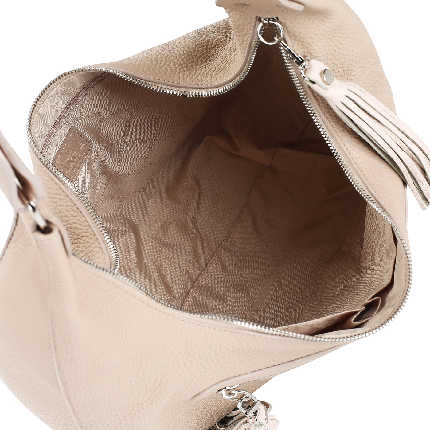 Женская сумка-хобо на молнии Chatte 