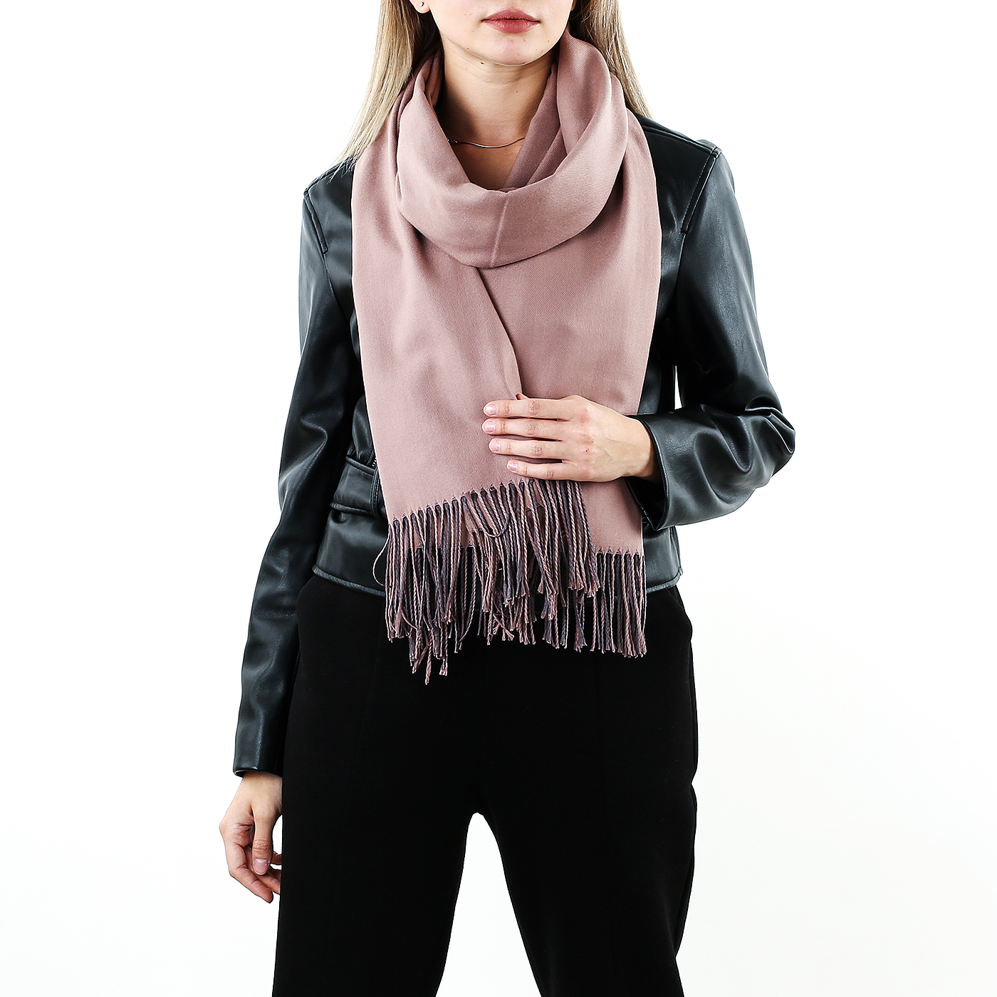 Палантин цвета шоколад Dispacci 