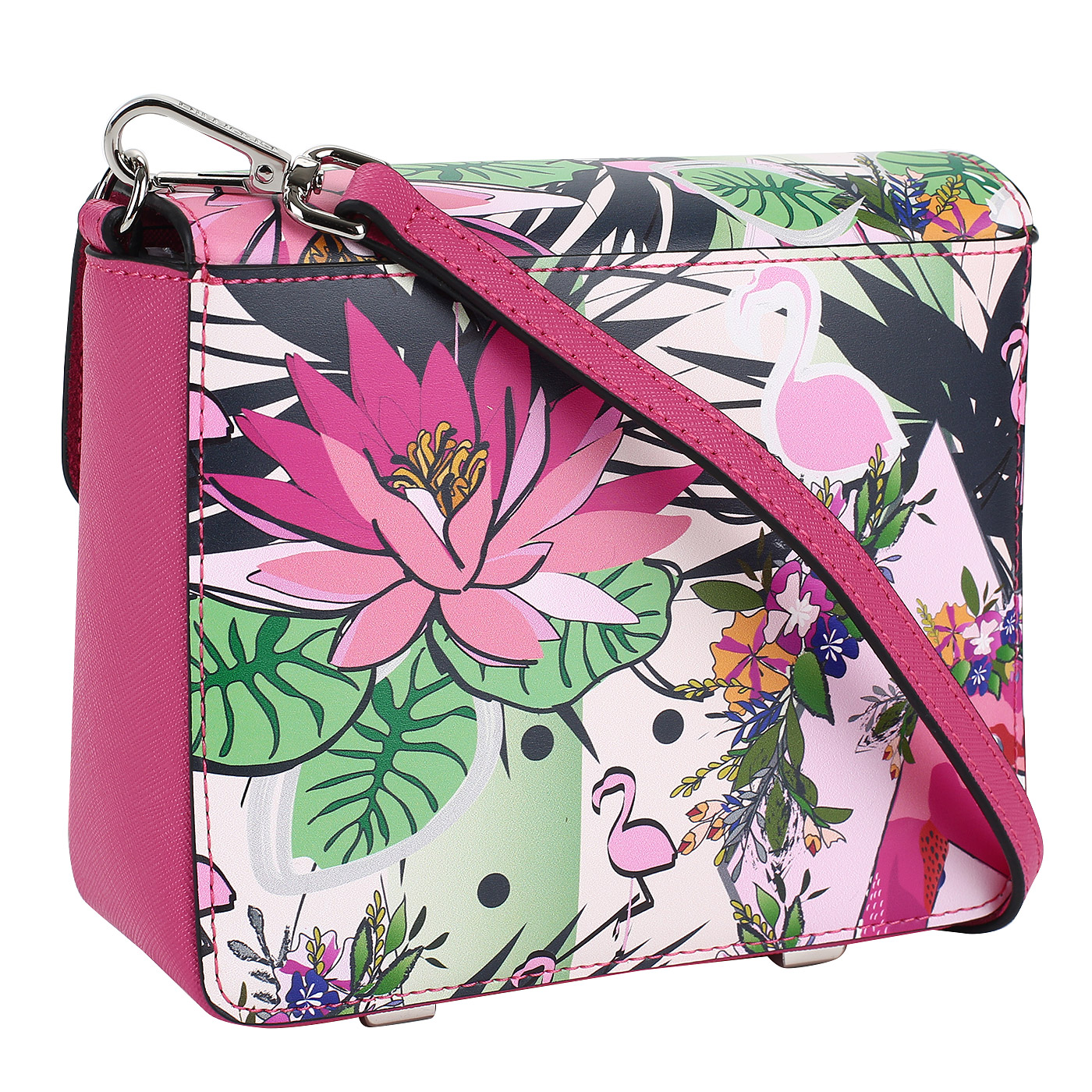 Женская сумочка с цветочным принтом Cromia It flamingo