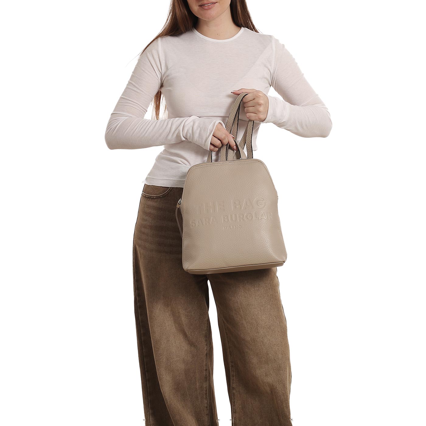Кожаный рюкзак Sara Burglar Elisabet Fashion