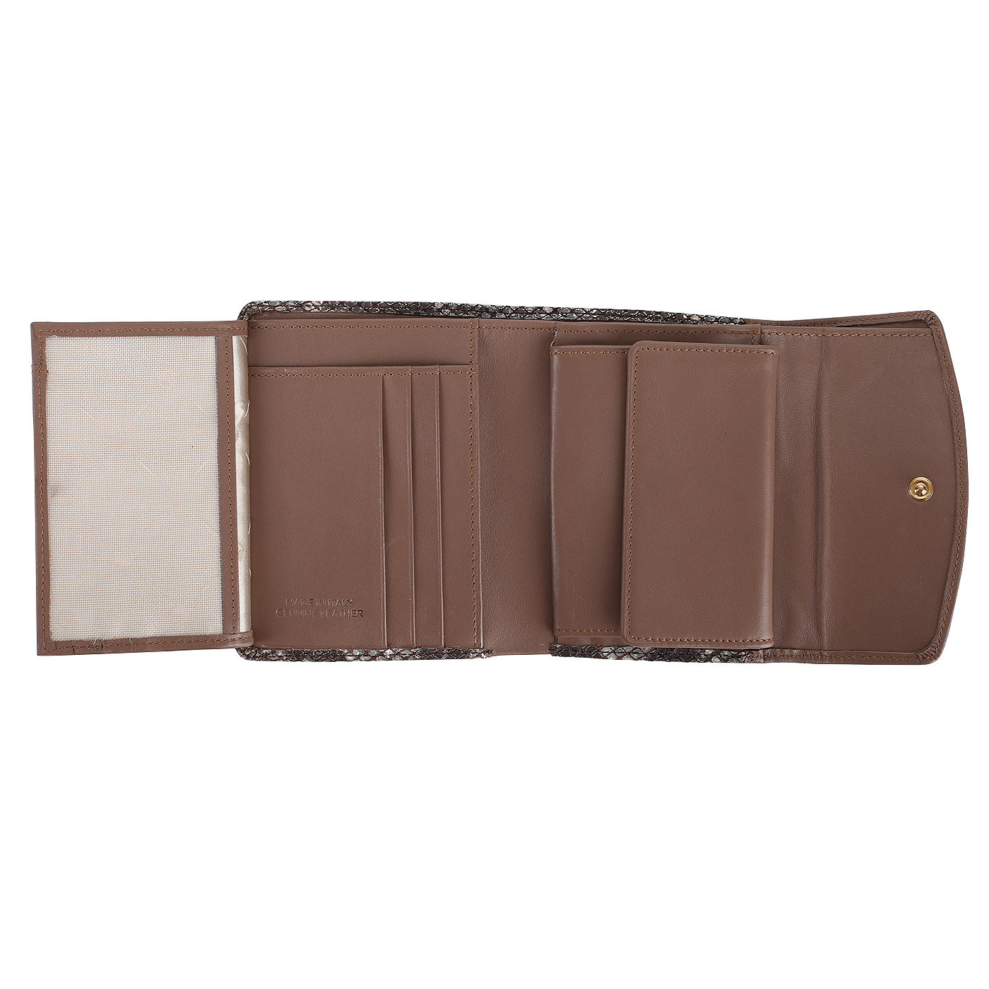 Женское компактное портмоне из кожи Chatte Tiffany