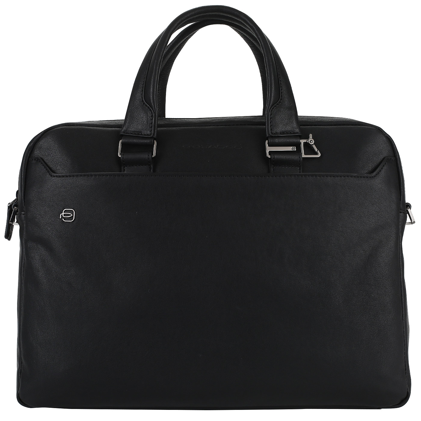 Piquadro Деловая сумка из черной кожи
