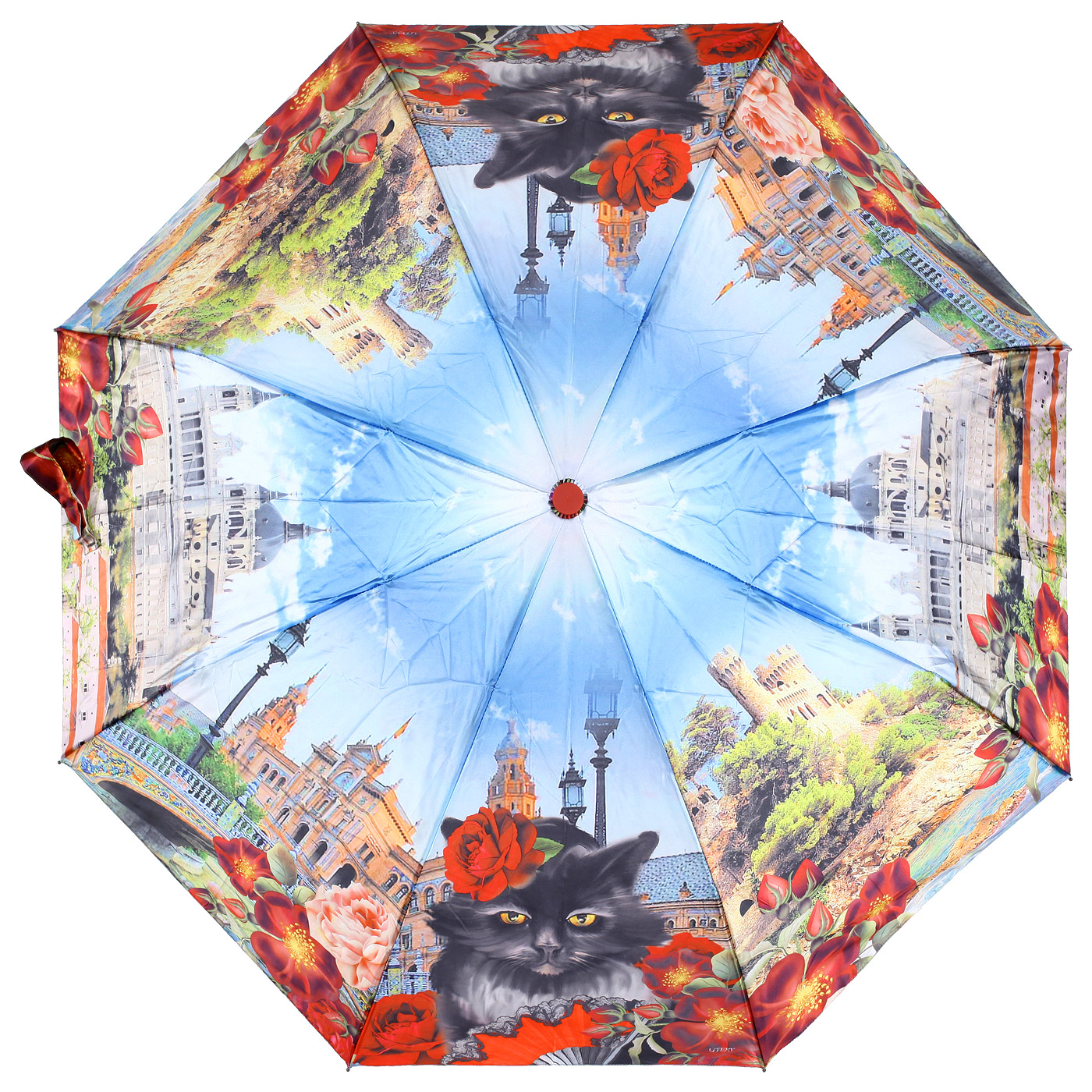 Зонт-полуавтомат с петелькой Uteki 