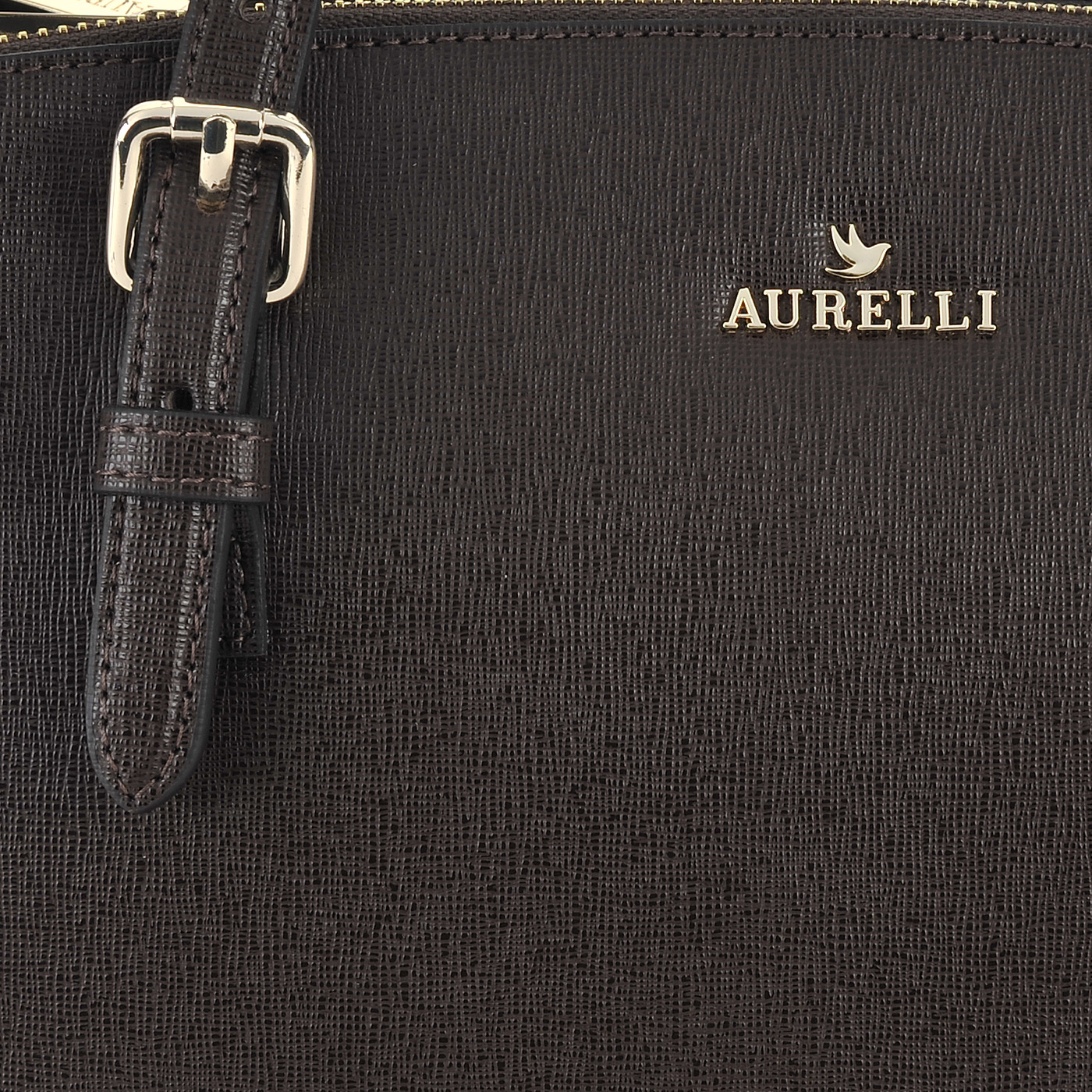 Вместительная женская сумка из натуральной сафьяновой кожи Aurelli 