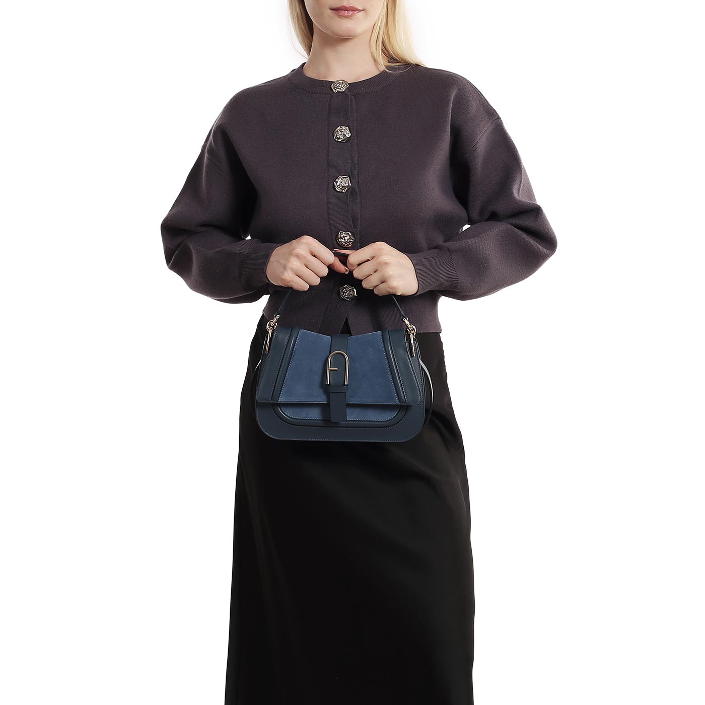 Кожаная сумка Furla Flow